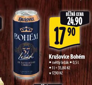 PIVO KRUOVICE BOHM