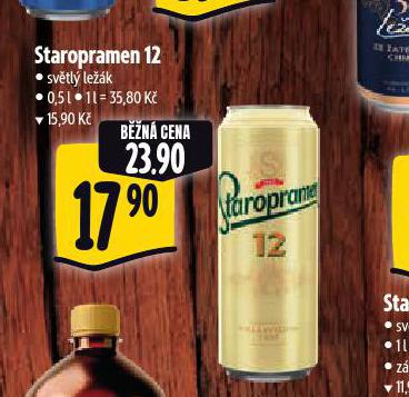 PIVO STAROPRAMEN 12