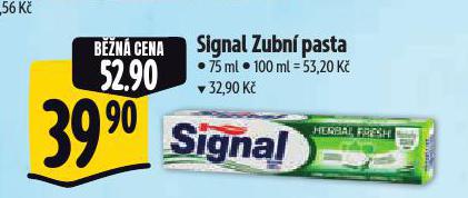 SIGNAL ZUBN PASTA