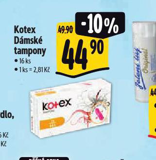 KOTEX DMSK TAMPONY