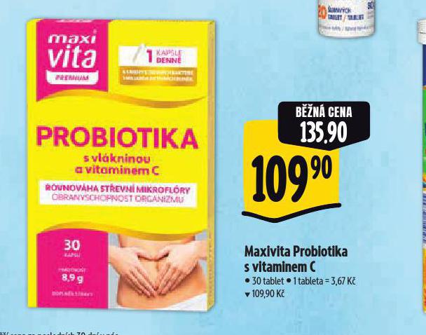 MAXIVITA PROBIOTIKA S VITAMINEM C