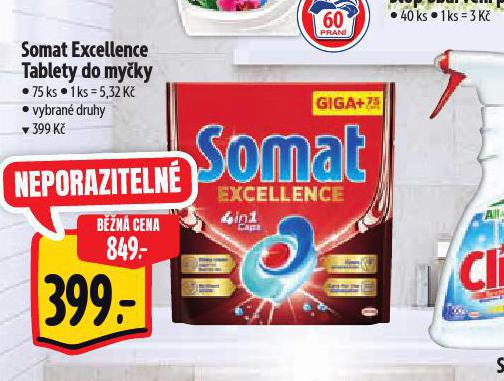 SOMAT EXCELLENCE TABLETY DO MYKY