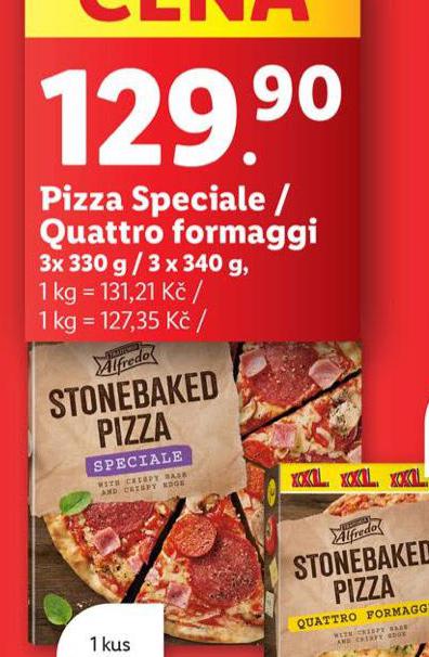 PIZZA SPECIALE / QUATTRO FORMAGGI