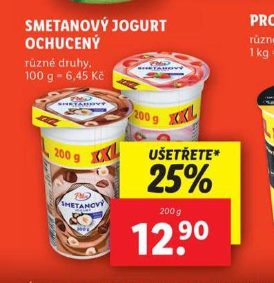 SMETANOV JOGURT OCHUCEN