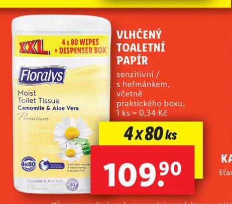 FLORALYS VLHEN TOALETN PAPR