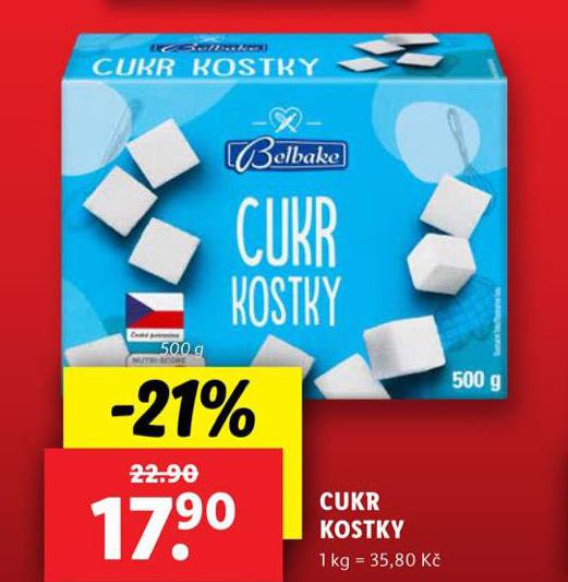 CUKR KOSTKY