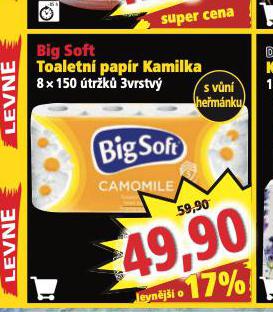 BIG SOFT TOALETN PAPR KAMILA