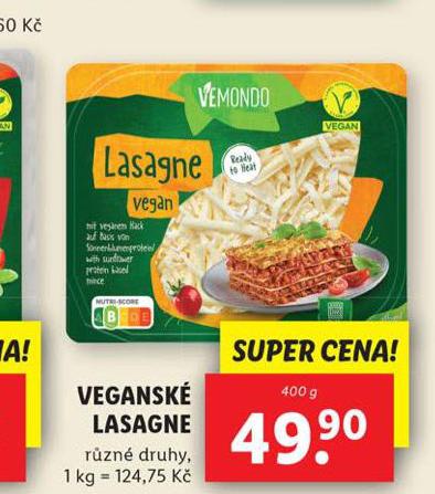 VEGANSK LASAGNE