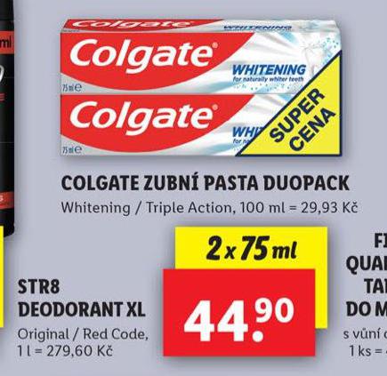 COLGATE ZUBN PASTA