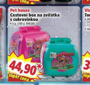 PET HOUSE CESTOVN BOX NA ZVTKA S CUKROVINKOU