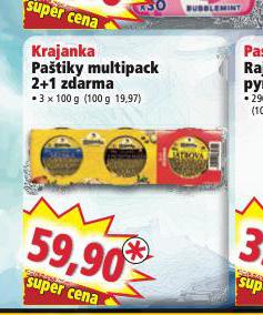 KRAJANKA PATIKY MULTIPACK