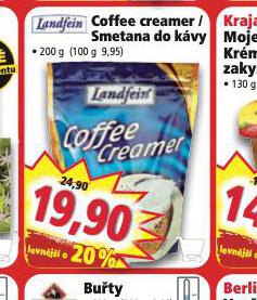 COFFEE CREAMER / SMETANA DO KVY