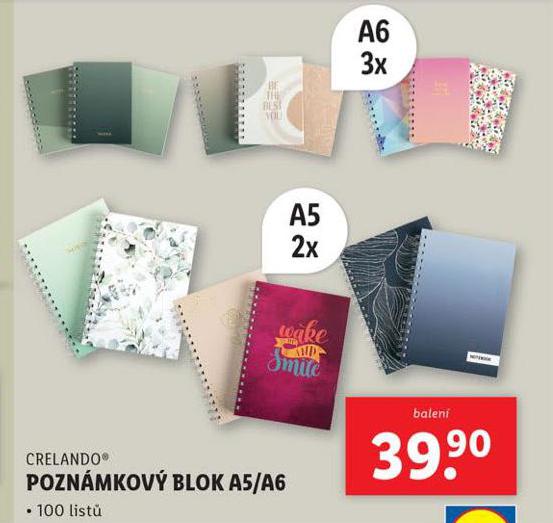 POZNMKOV BLOK A5/A4