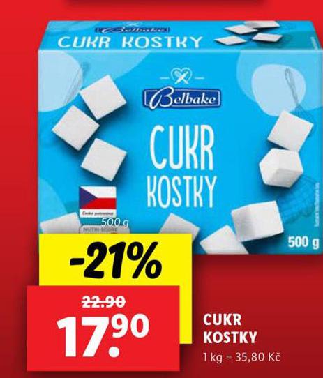 CUKR KOSTKY