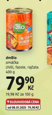 DMBIO OMKA CHILLI, FAZOLE, RAJATA