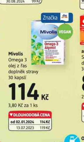 MIVOLIS OMEGA 3 OLEJ Z AS