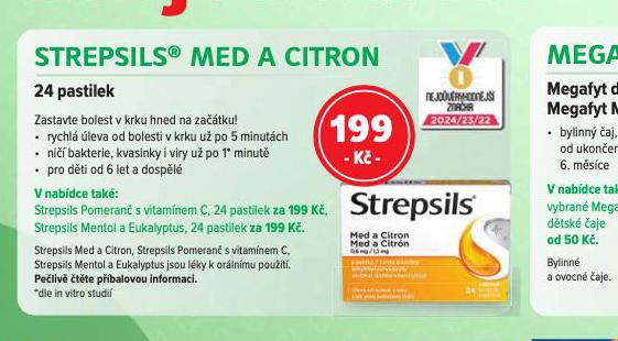 STREPSILS MED A CITRON