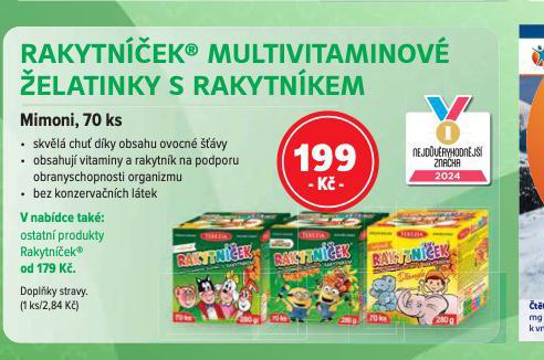 RAKYTNEK MULTIVITAMNOV ELATONKY S RAKYTNKEM