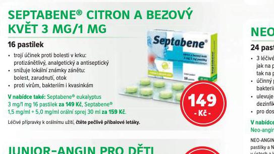 SEPTABENE CITRON A BEZOV KVT