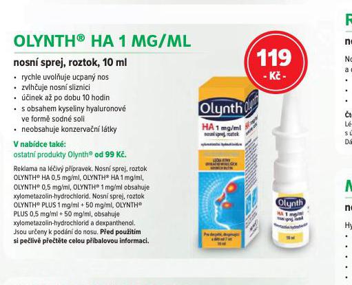 OLYNTH HA 1 MH/ML