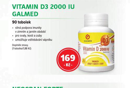 VITAMIN D3 2000 IU GALMED