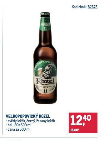 PIVO VELKOPOPOVICK KOZEL