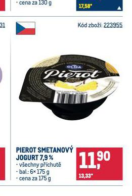 PIEROT SMETANOV JOGURT