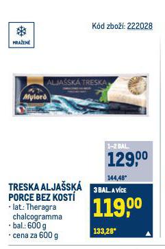 TRESKA ALJASK PORCE