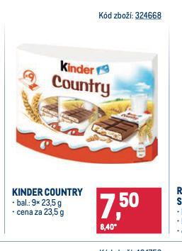 KINDER COUNTRY