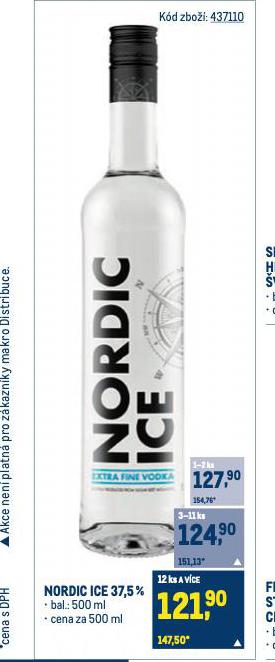 NORDIC ICE VODKA