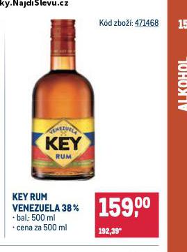 KEY RUM VENEZUELA