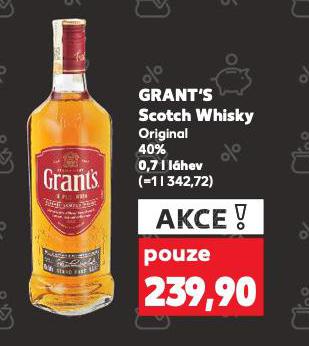 GRANT'S TRIPLE WOOD WHISKY