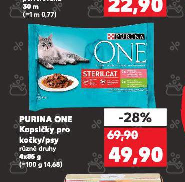 PURINA ONE KAPSIKY PRO KOKY