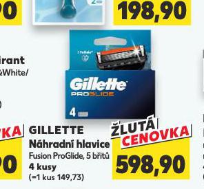 GILLETTE NHRADN HLAVICE