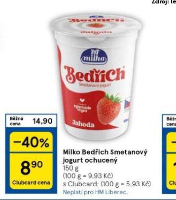 MILKO BEDICH SMETANOV JOGURT OCHUCEN