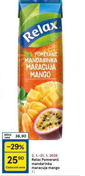 RELAX POMERAN MANDARINKA MARACUJA MANGO