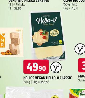 KOLIOS VEGAN HELLO-V CHEDDAR