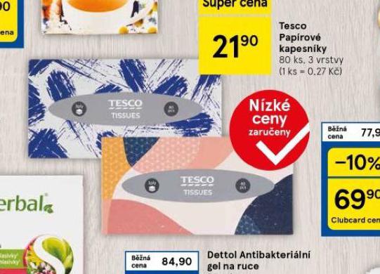 TESCO PAPROV KAPESNKY