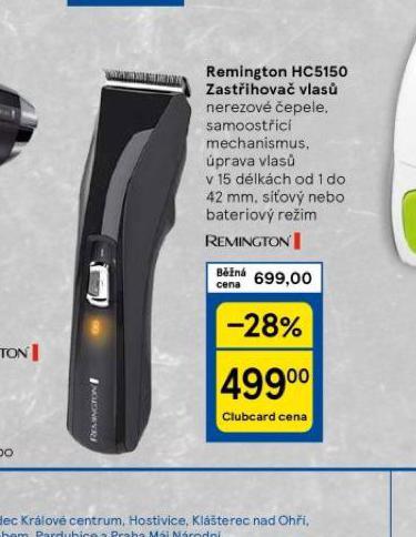 REMINGTON ZASTIHOVA VLAS