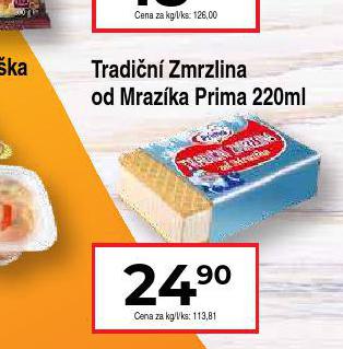 PRIMA TRADIN ZMRZLINA OD MRAZKA