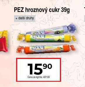 PEZ HROZNOV CUKR