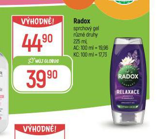 RADOX SPRCHOV GEL