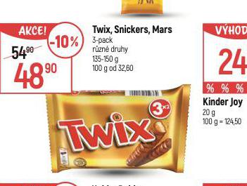 TWIX, SNICKERS, MARS