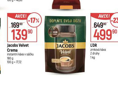 JACOBS VELVET CREMA INSTANTN KVA