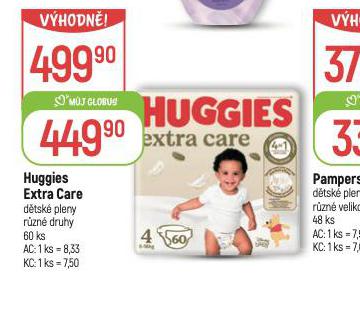 HUGGIES EXTRA CARE DTSK PLENY