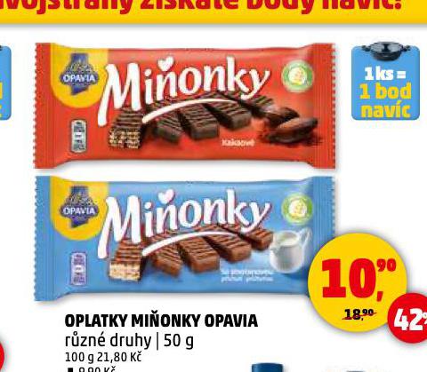 OPLATKY MInKY OPAVIA