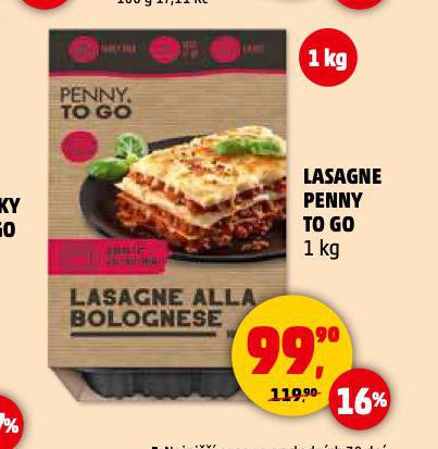 LASAGNE PENNY TO GO