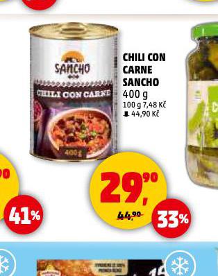 CHILI CON CARNE SANCHO