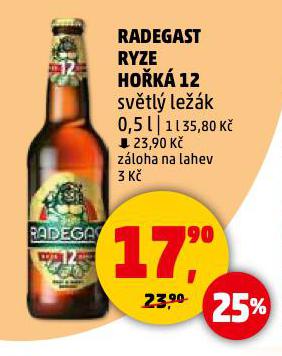 PIVO RADEGAST RYZE HOK 12