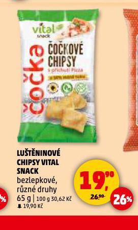 LUTNINOV CHIPSY VITAL SNACK